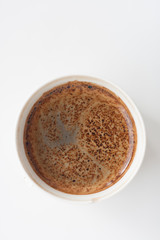 Hot cooking coffe