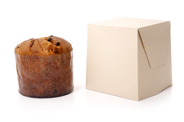 Panettone and its box