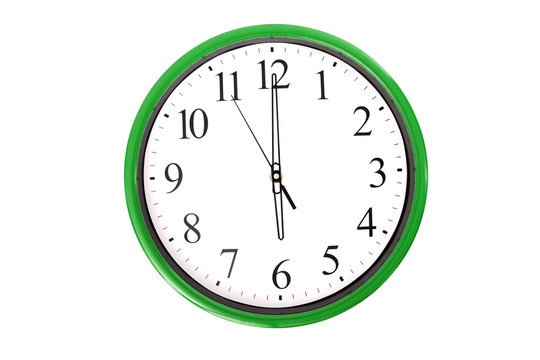 Clock serie - 6 o'clock