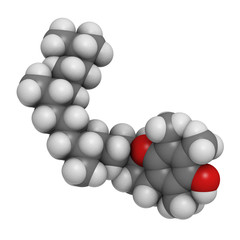 Vitamin E (alpha-tocopherol) molecule