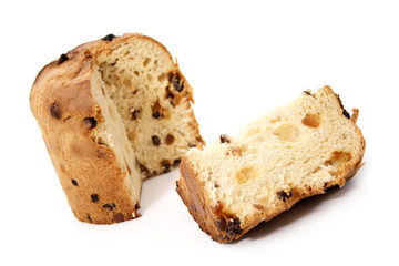 Panettone and slice
