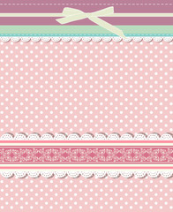 Vintage background for invitation card vector
