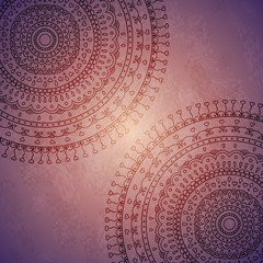 Vintage mandala ornament background