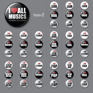 All musics badges #2