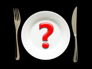 interrogation dans l'assiette
