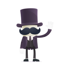 funny cartoon illusionist