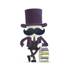 funny cartoon illusionist