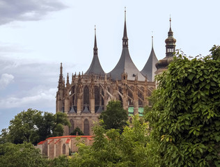 Fototapeta premium Saint Barbara cathedral in Kutna Hora