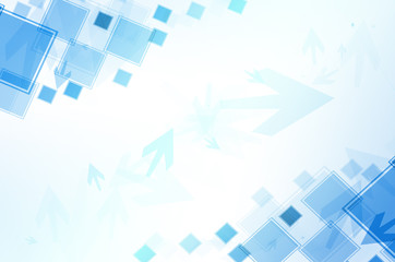 Abstract blue with arrow background