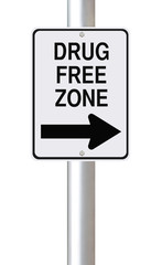 Drug Free Zone This Way