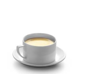 cup of coffee or hot chocolate