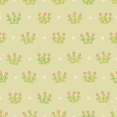 Fototapeta premium Floral seamless pattern