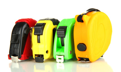 Fototapeta premium Tape measure isolated on white