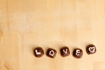 Fototapeta premium chocolate sweets
