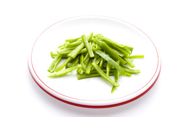 Geschnittene Grüne Paprika