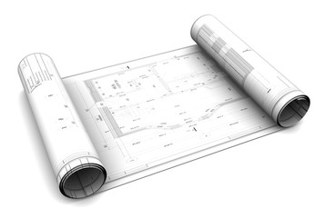 3d blueprint roll