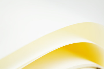 Macro view of notebook pages