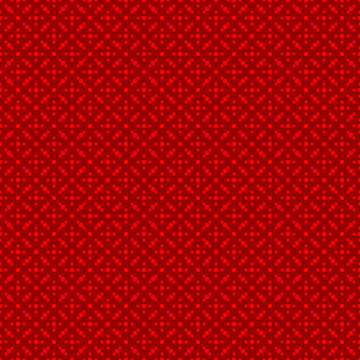 Seamless Pattern Dots Retro Dark Red/Red