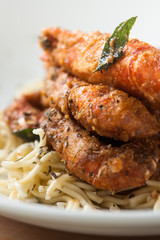 fried shrimp with spices