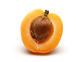 half fresh apricot