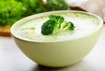 soup with broccoli