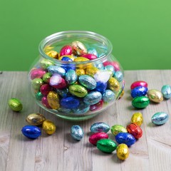 Easter chocolate eggs