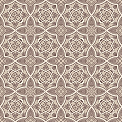 Seamless colorful retro pattern background