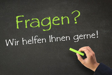 Fragen? - Wir Helfen Ihnen gerne!