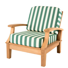 comfortable wooden armchair