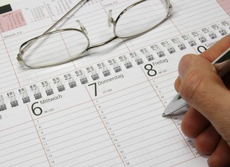 Kalender Stift Schreiben