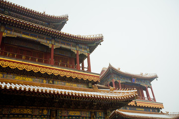 Obraz premium Yonghegong lama temple in Beijing