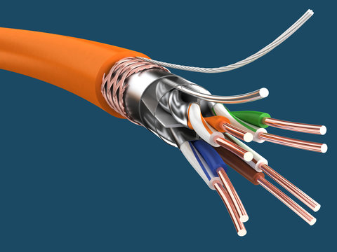 Cable SSTP cat6a (Twisted pair)