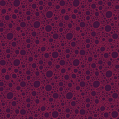 Seamless abstract hand-drawn pattern with circles