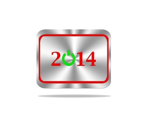 2014 On button.