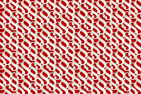 Paragraf Papier Muster Hintergrund Rot
