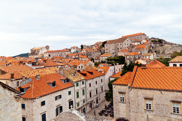 Fototapeta na wymiar Chorwacja, Dubrovnik, dachy