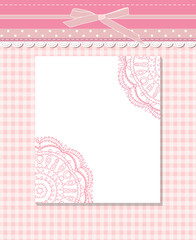 Vintage background for invitation card vector