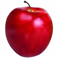 red apple