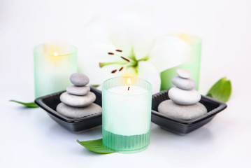 Peaceful spa still life