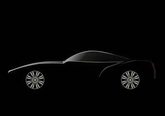 Voiture Sport Noir © pict rider