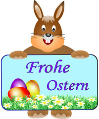 Ostergruß vom Osterhasen