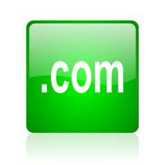 com green square web icon on white background