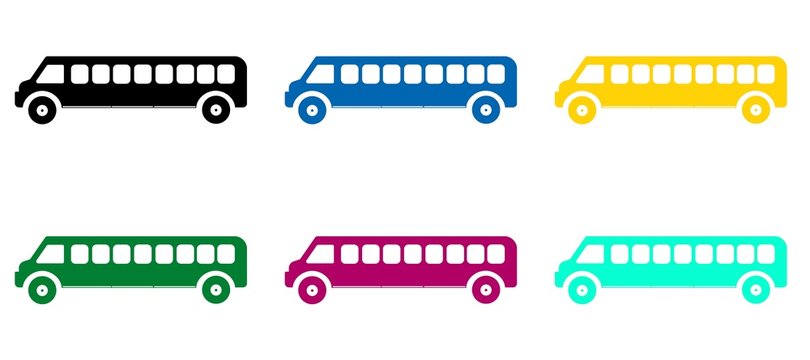 Bus de couleurs