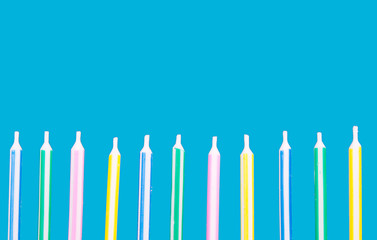 birthday candles in a row