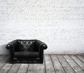 leather sofa - obrazy, fototapety, plakaty