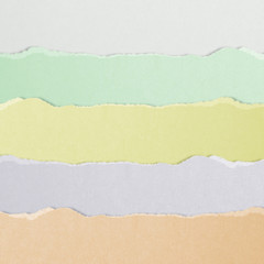 color torn paper