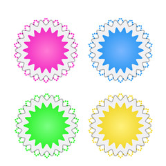 four abstract objects