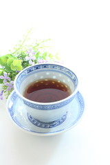chinese tea with flower