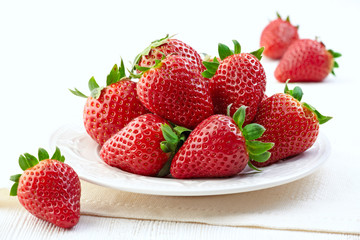 fresh strawberries