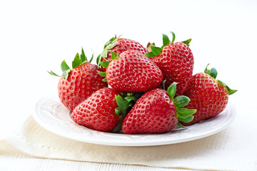 fresh strawberries